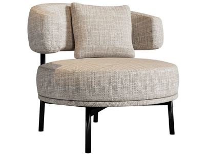 现代布艺休闲椅子