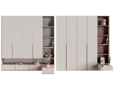 现代衣柜3d模型 现代衣柜