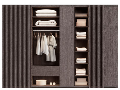 现代实木衣柜3d模型 现代实木衣柜