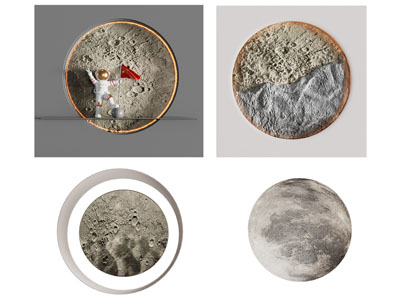 现代月球灯 壁灯 墙饰