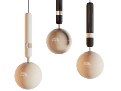 现代圆形灯罩吊灯