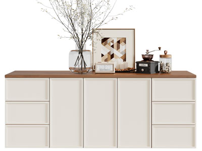 现代玄关柜 边柜3d模型 现代玄关柜 边柜