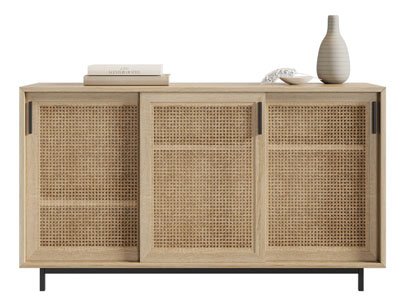 侘寂风玄关柜 边柜3d模型 侘寂风玄关柜 边柜