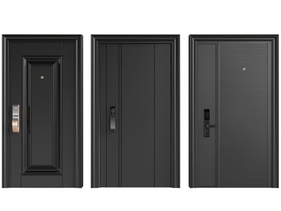 法式防盗门 子母入户门 平开门