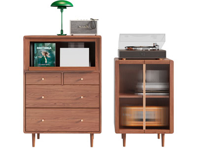 北欧实木玄关柜 边柜 餐边柜3d模型 北欧实木玄关柜 边柜 餐边柜