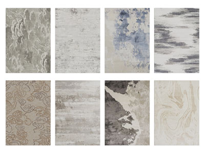 现代长方形地毯