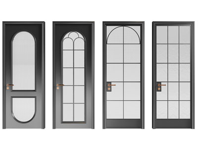 法式玻璃门 平开门