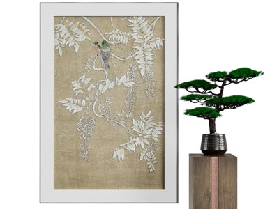 新中式装饰挂画3d模型 新中式装饰挂画
