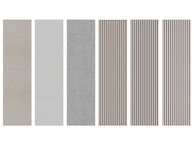 现代吸音板 栅格板 布纹背景墙3d模型 现代吸音板 栅格板 布纹背景墙