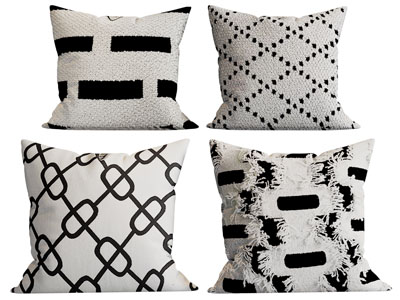 现代方形靠垫抱枕