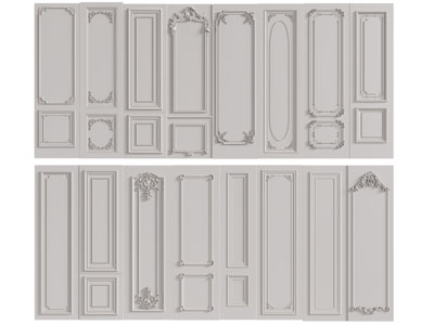 欧式雕花护墙板