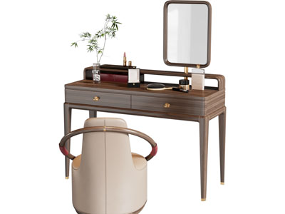 新中式化妆 梳妆台