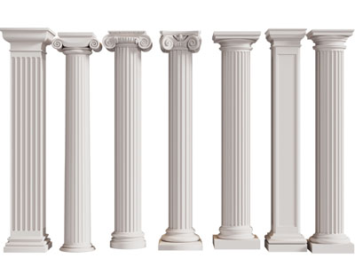 欧式雕花罗马柱子3d模型 欧式雕花罗马柱子