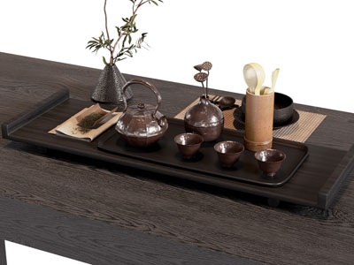 新中式茶盘 茶具杯子