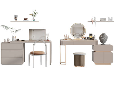 现代轻奢化妆 梳妆台