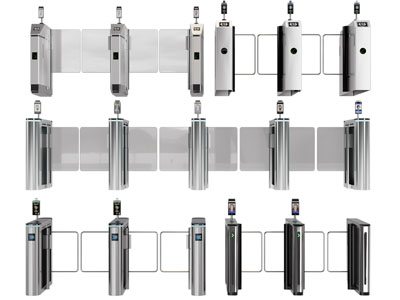 现代道闸 门禁 地铁闸口3d模型 现代道闸 门禁 地铁闸口