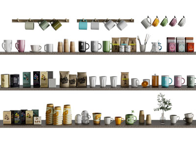 现代茶具杯子 咖啡杯 陶瓷杯 纸杯