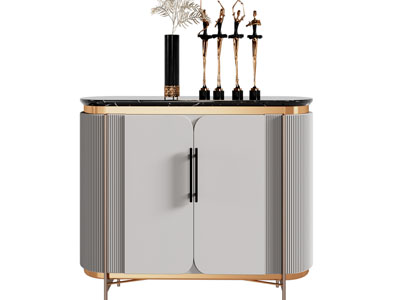 现代轻奢玄关柜 边柜3d模型 现代轻奢玄关柜 边柜