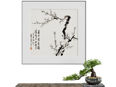 新中式装饰挂画3d模型 新中式装饰挂画