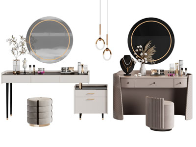 现代轻奢化妆 梳妆台