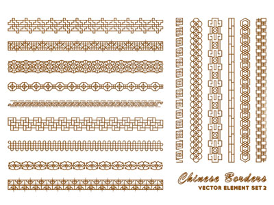 新中式角花线条 腰线 花线3d模型 新中式角花线条 腰线 花线