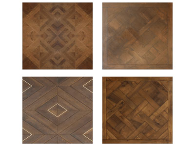 现代拼接实木地板 地面拼花