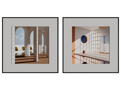 现代装饰挂画3d模型 现代装饰挂画