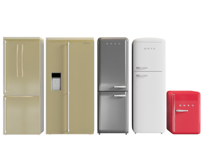 现代上下门电冰箱