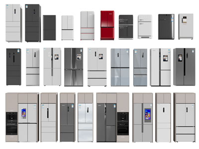 现代电冰箱 厨房电器