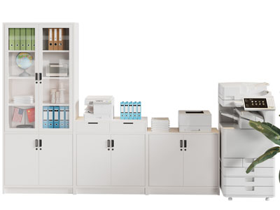 现代办公室文件收纳柜 办公电器