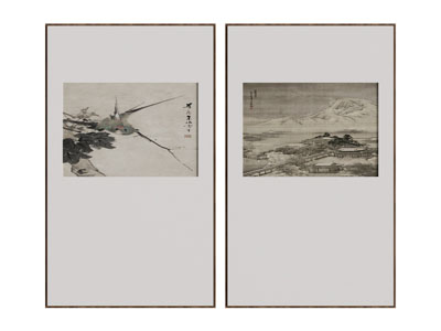 新中式装饰挂画3d模型 新中式装饰挂画