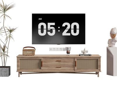 侘寂风电视柜 电视