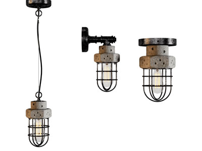 工业风loft吊灯 壁灯