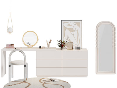 现代轻奢化妆 梳妆台