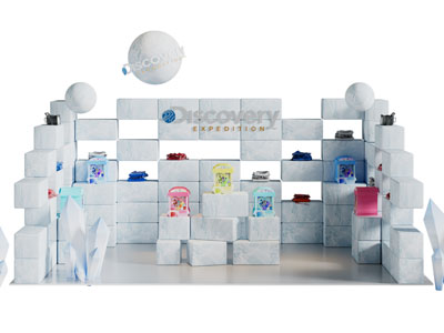 现代儿童玩具摆件组合 产品推广美陈