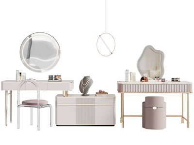 现代轻奢化妆 梳妆台
