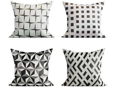 现代方形靠垫抱枕