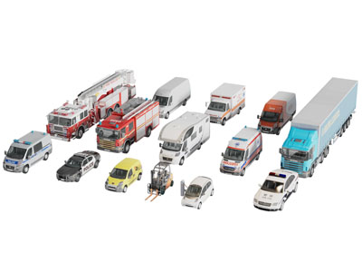 现代消防车 救护车 汽车 卡车 货车