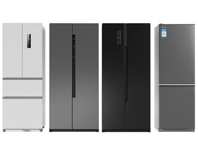 现代上下 左右电冰箱