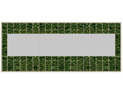 现代植物墙 造型墙