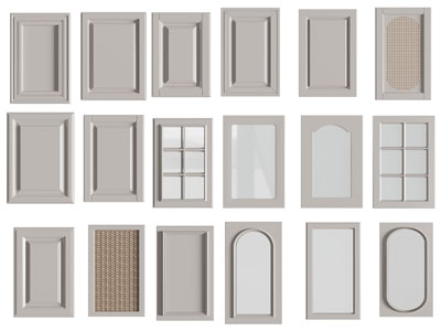 现代美式柜门3d模型 现代美式柜门