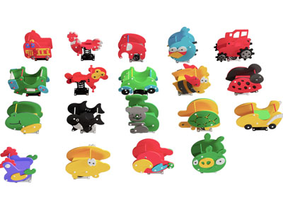 现代儿童卡通积木玩具