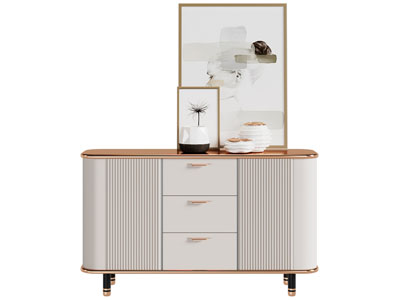 现代玄关柜 边柜 装饰画