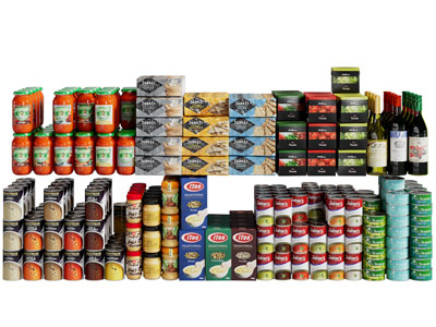 现代调料瓶 零食 摆件组合