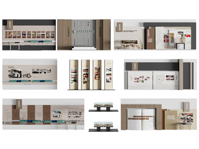 现代历史文化展览墙