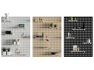 现代洞洞眼收纳装饰架 墙饰