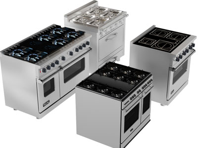 现代多灶台集成灶 厨房电器3d模型 现代多灶台集成灶 厨房电器