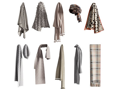 现代围脖 围巾 生活用品