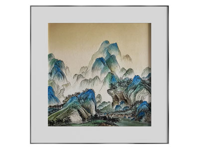 新中式装饰挂画3d模型 新中式装饰挂画