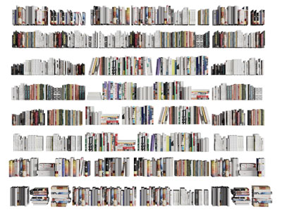 现代书本 书籍摆件组合